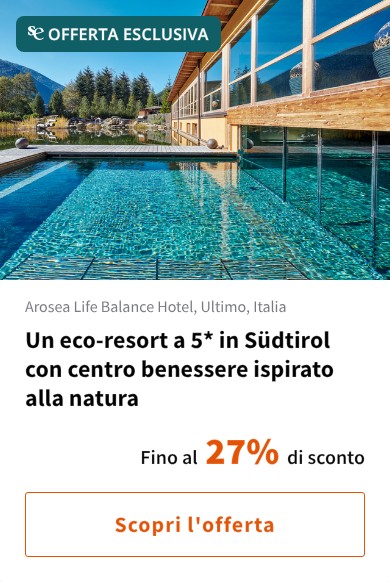 Un eco-resort a 5* in Südtirol con centro benessere ispirato alla natura
