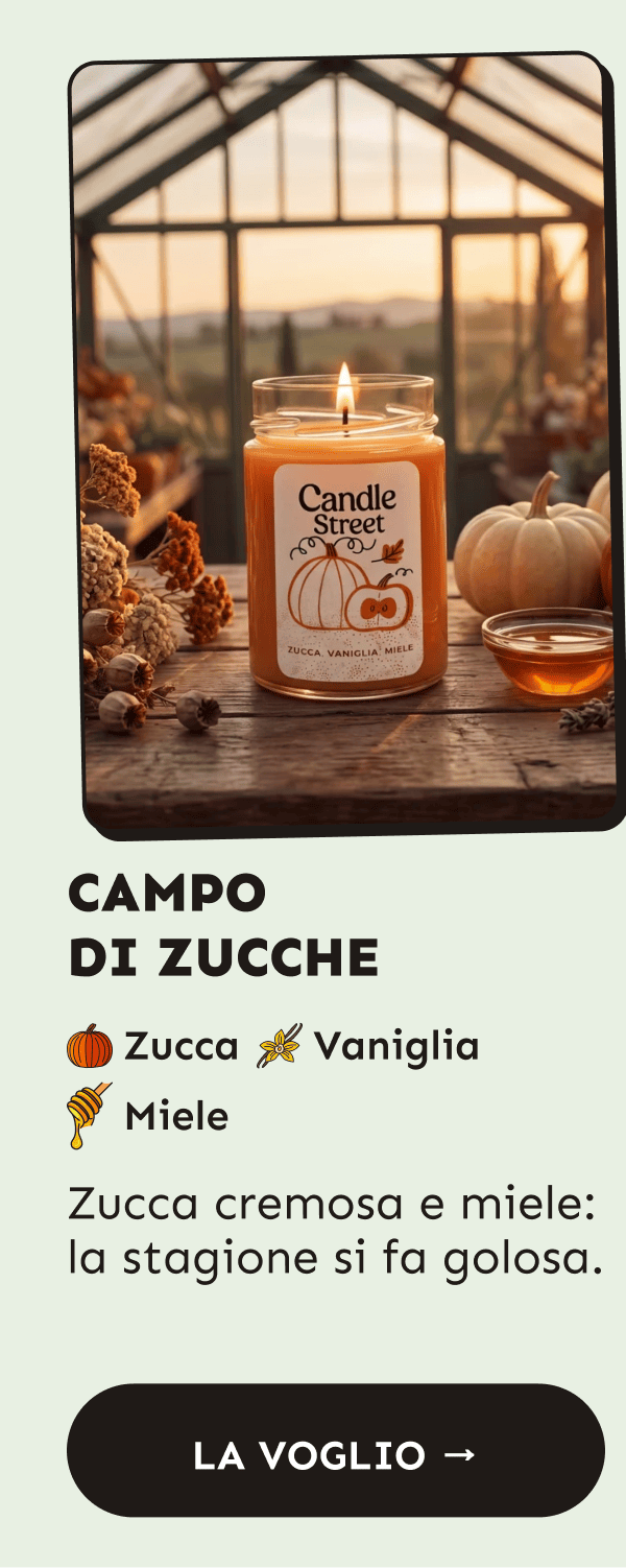 Campo di zucche. Zucca cremosa e miele: la stagione si fa golosa.