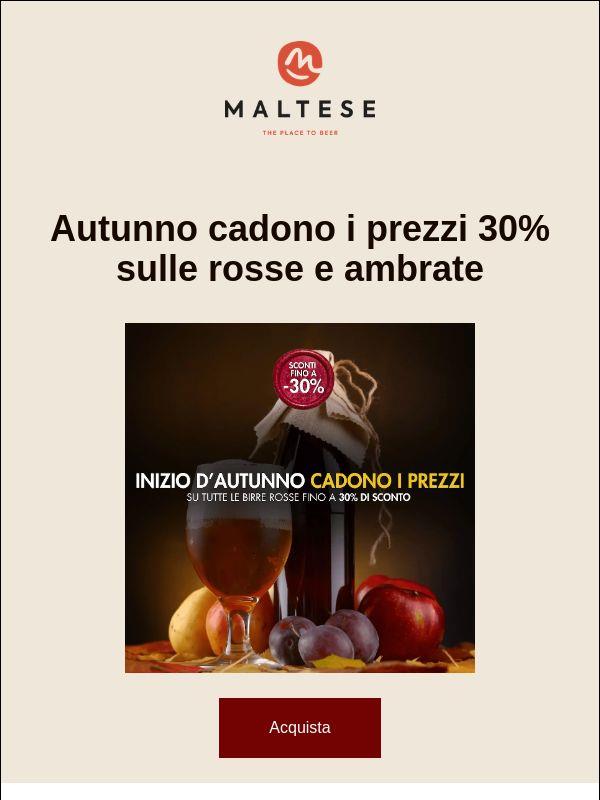 L'autunno è arrivato cadono le foglie e i prezzi.
