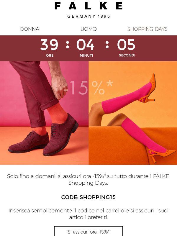 Gli Shopping Days terminano domani!
