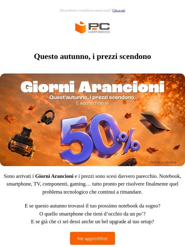 Gli Giorni Arancioni sono arrivati