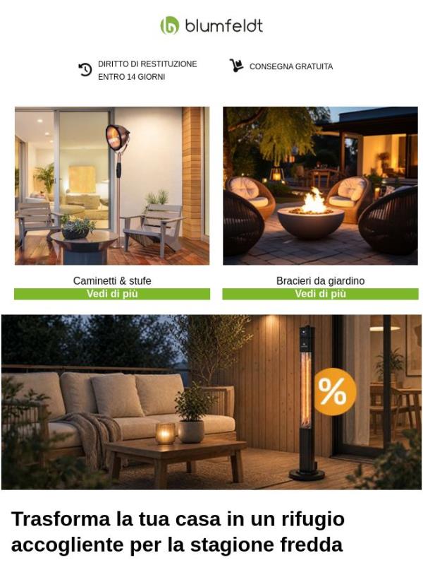 Offerte  autunnali per te: abbiamo selezionato alcune delle nostre preferite