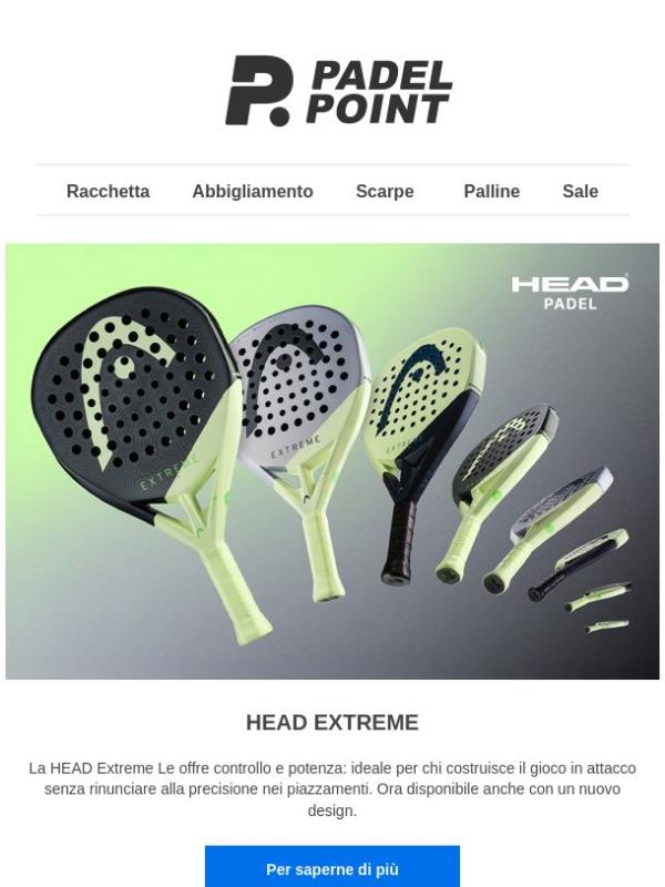 Racchetta da padel HEAD Extreme: Power has evolved