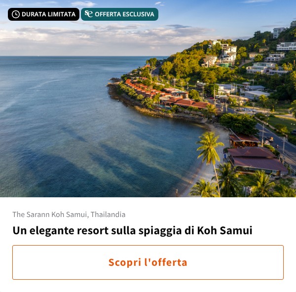 Un elegante resort sulla spiaggia di Koh Samui