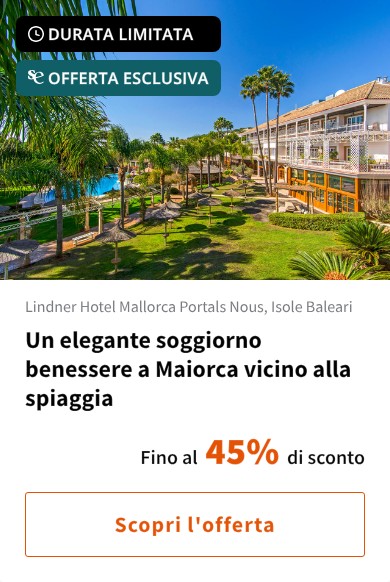 Un elegante soggiorno benessere a Maiorca vicino alla spiaggia