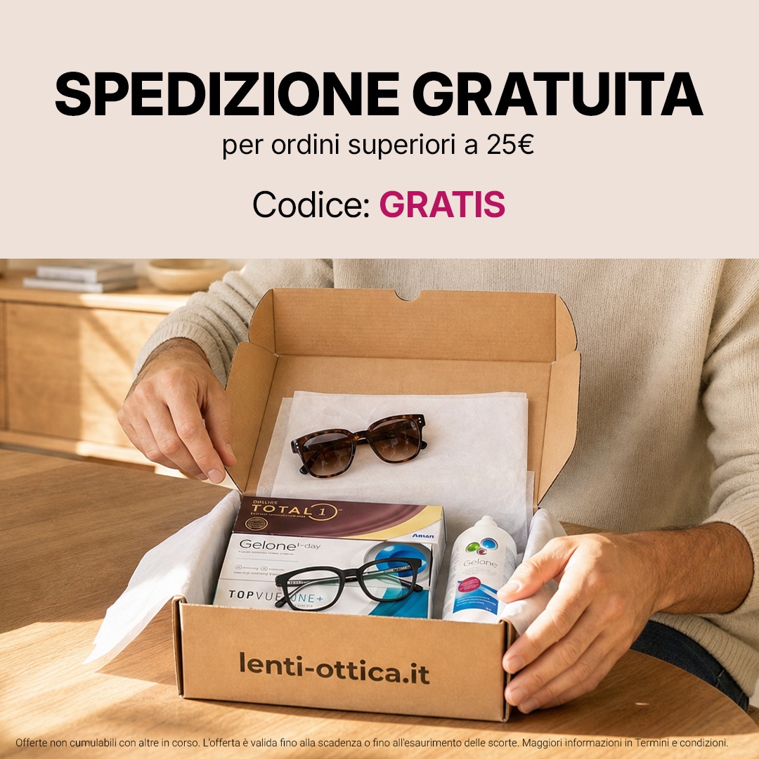 spedizione gratuita per ordini superiori a 25€ con il codice GRATIS