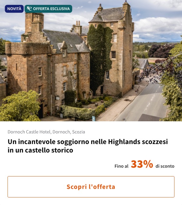 Un incantevole soggiorno nelle Highlands scozzesi in un castello storico