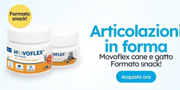 Articolazioni in forma · Movoflex cane e gatto.