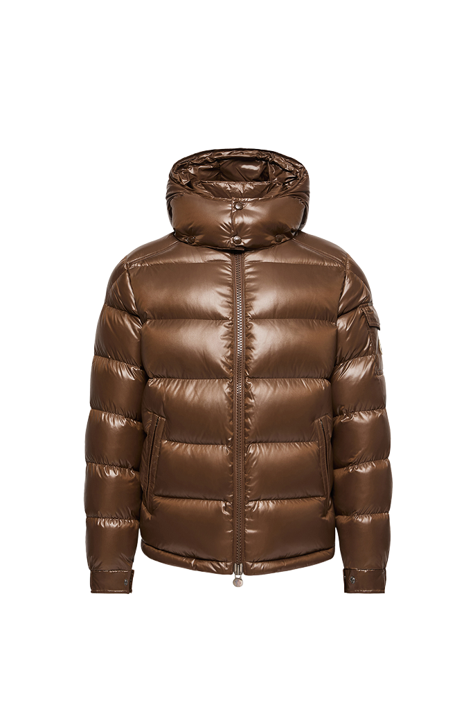 Piumino corto Moncler Maya con cappuccio