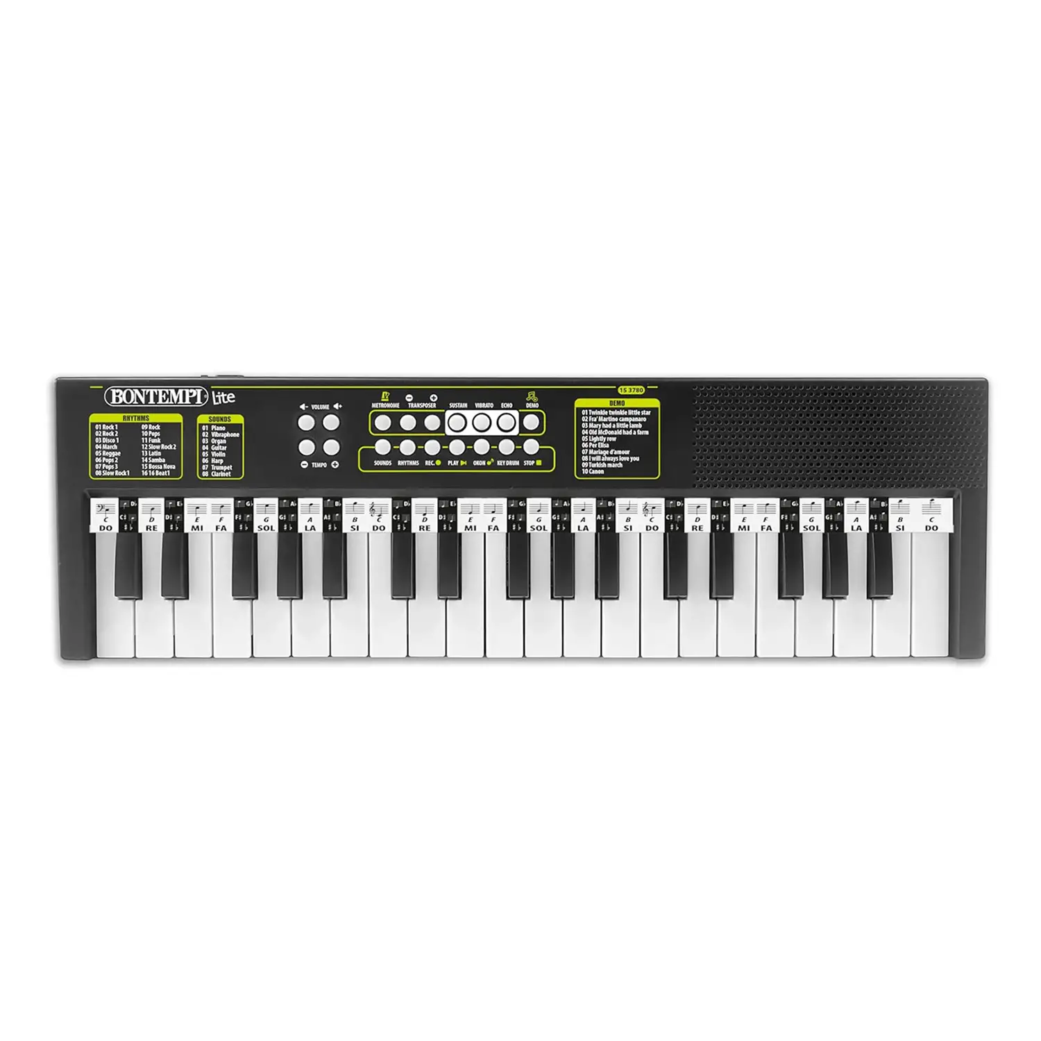 Tastiera Musicale Digitale Bontempi 37 Tasti a Passo Medio