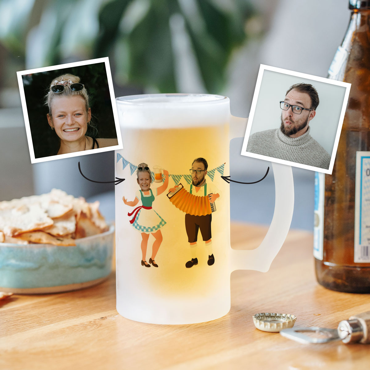 Image of Boccale di Birra Personalizzato per l'Oktoberfest