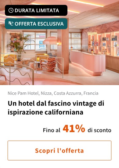 Un hotel dal fascino vintage di ispirazione californiana