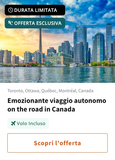 Emozionante viaggio autonomo on the road in Canada