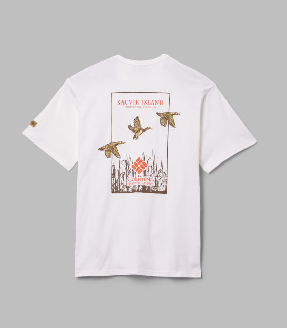 T-shirt in tessuto pesante stampata sulla schiena CSC™