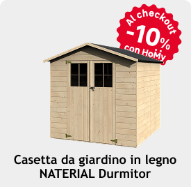 Casetta da giardino in legno NATERIAL Durmitor