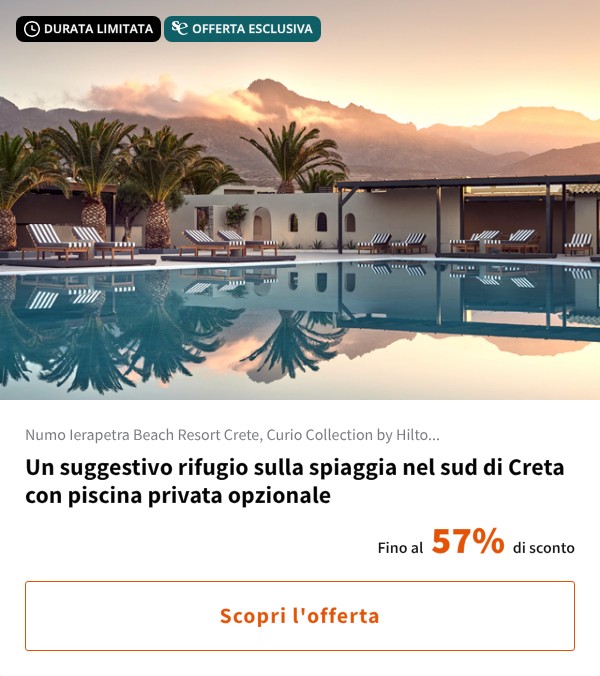 Un suggestivo rifugio sulla spiaggia nel sud di Creta con piscina privata opzionale