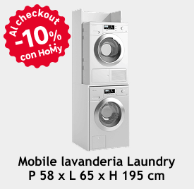 Mobile lavanderia Laundry p 58 x L 65 x H 195 cm