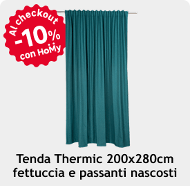 Tenda Thermic 200 x 280 cm fettuccia e passanti nascosti