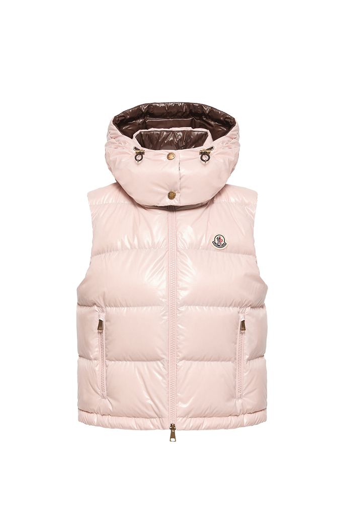Gilet imbottito in piuma corto Niverolle in nylon