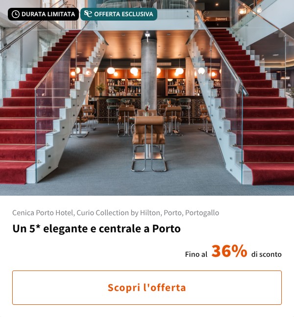 Un 5* elegante e centrale a Porto