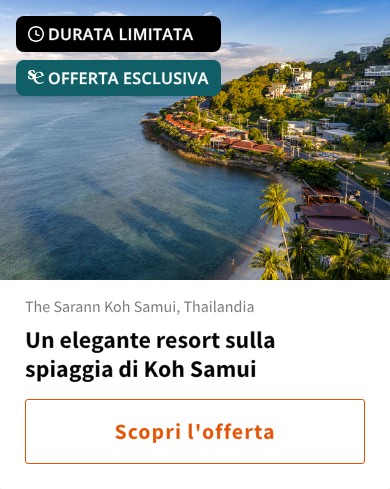 Un elegante resort sulla spiaggia di Koh Samui