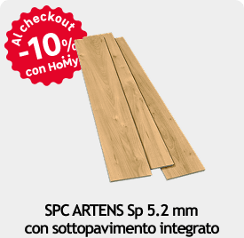 SPC ARTENS Sp 5.2 mm con sottopavimento integrato