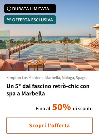 Un 5* dal fascino retrò-chic con spa a Marbella