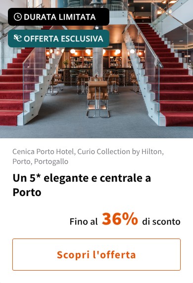 Un 5* elegante e centrale a Porto