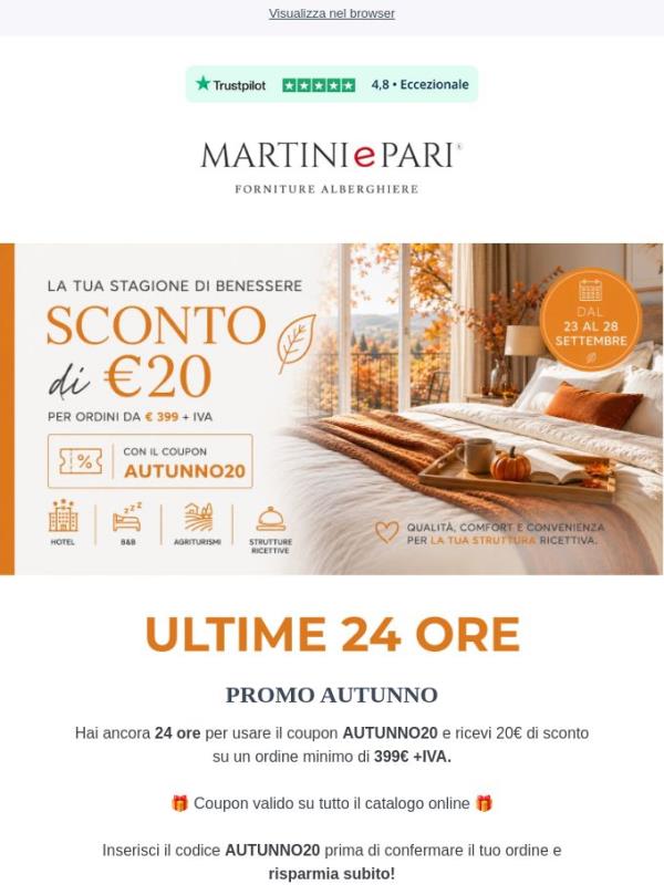 Ultime 24 ore Promo Autunno 20