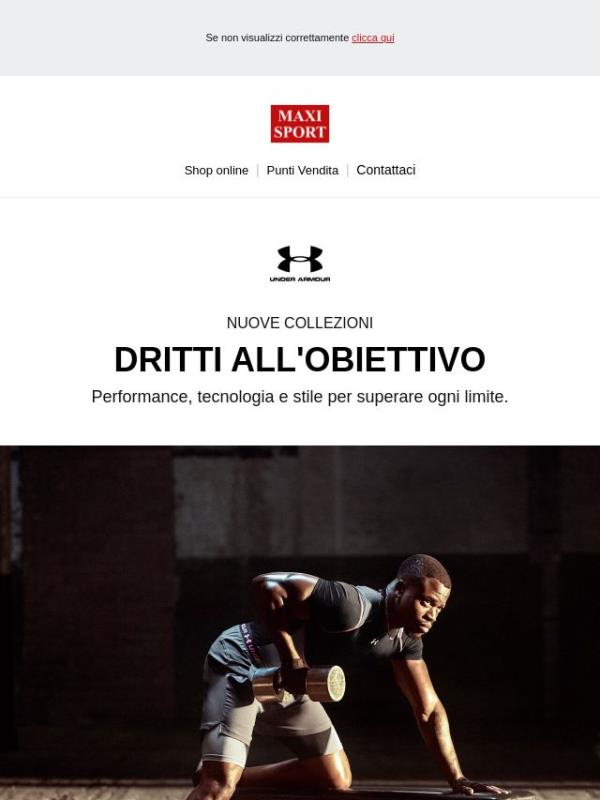 🎯 Novità Under Armour: dritti all'obiettivo!