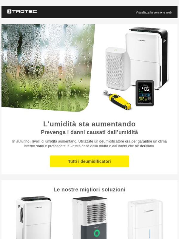 💦 L'umidità sta aumentando
