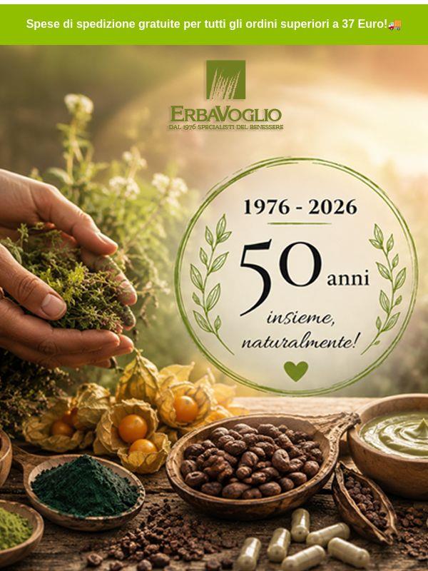 50 anni insieme, naturalmente 💚
