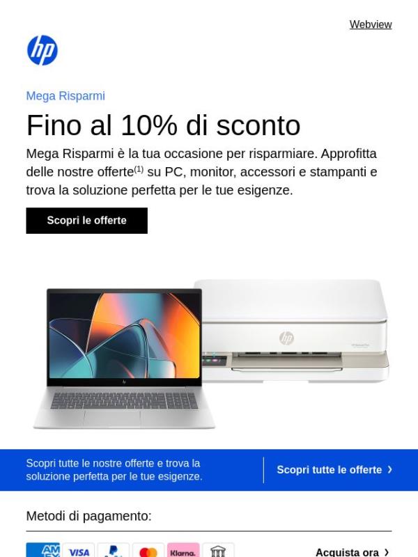 Un vantaggio esclusivo ti aspetta