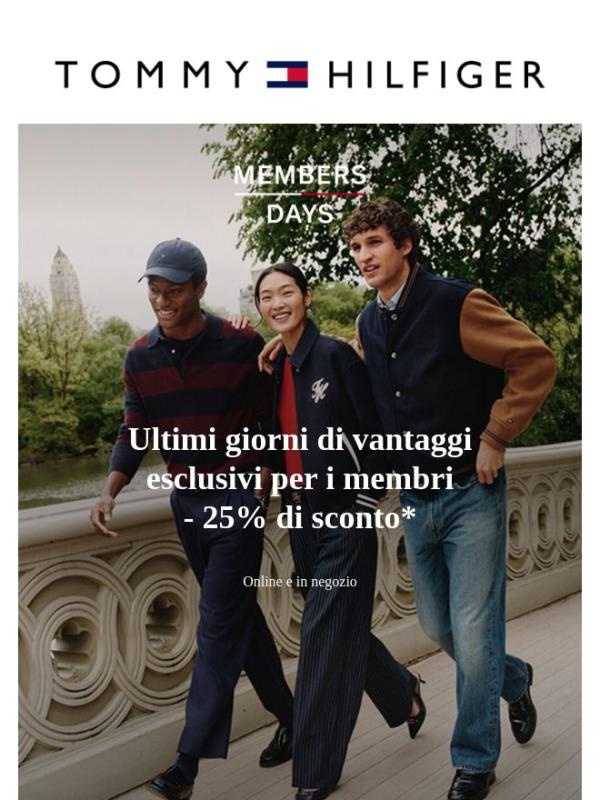 Ultimi giorni per approfittare del -25%.