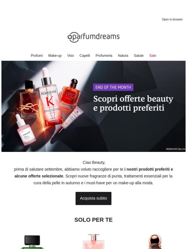 Le offerte e i prodotti di punta di settembre selezionati per te 😍