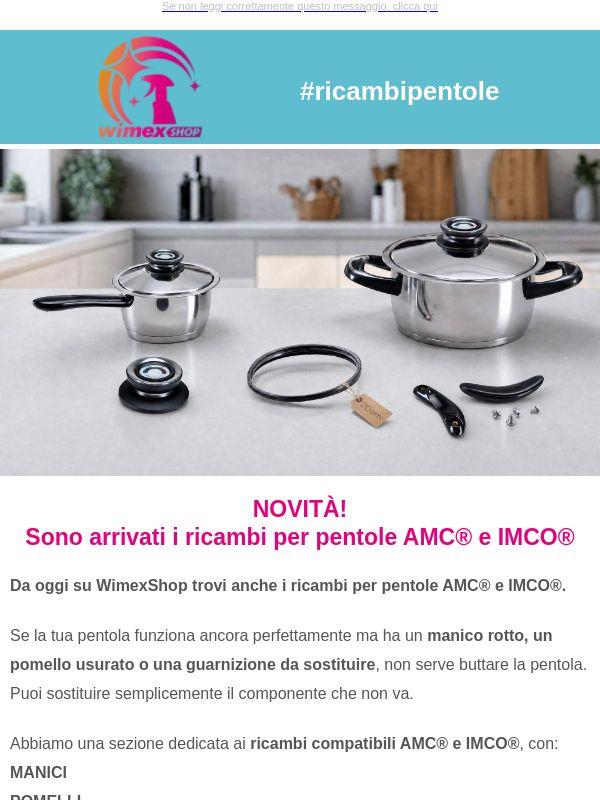 NOVITÀ: i ricambi per pentole AMC® e IMCO® sono arrivati 🍲