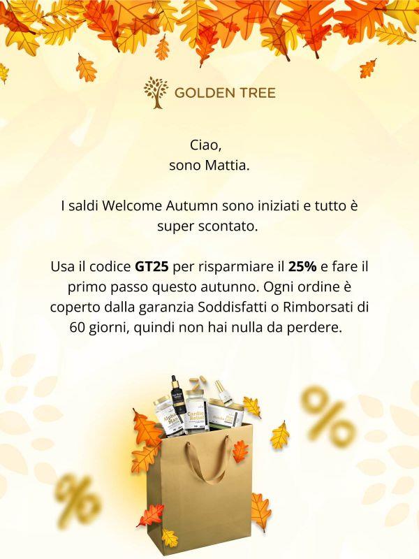 Saldi Welcome Autumn: -25%