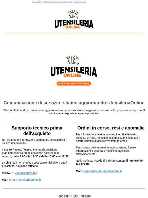 Comunicazione di servizio