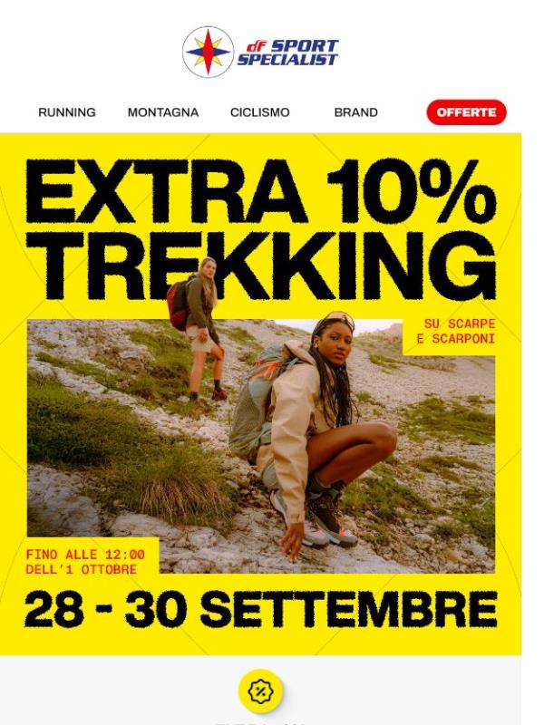 Extra 10% scarpe trekking ⛰️