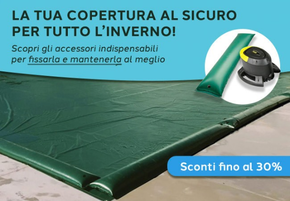 La tua copertura al sicuro per tutto l'inverno. Scopri gli accessori indispensabili. Sconti fino al 30%