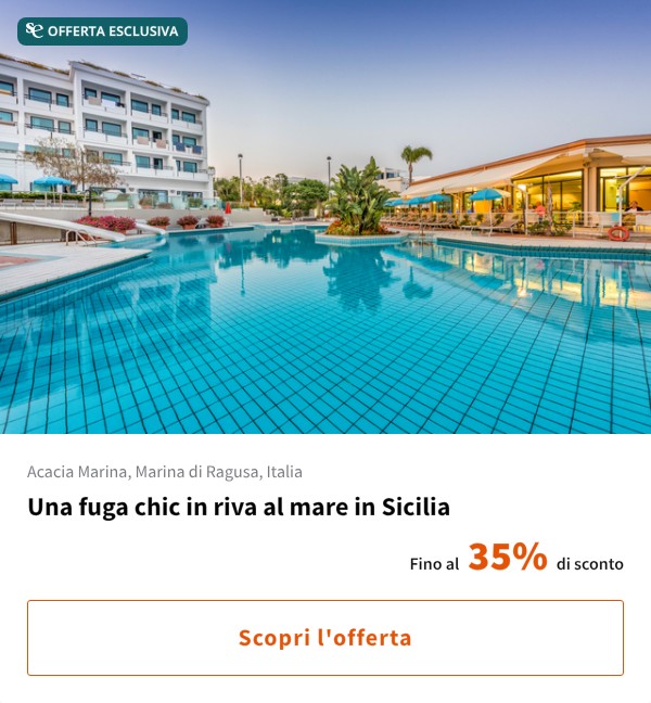 Una fuga chic in riva al mare in Sicilia