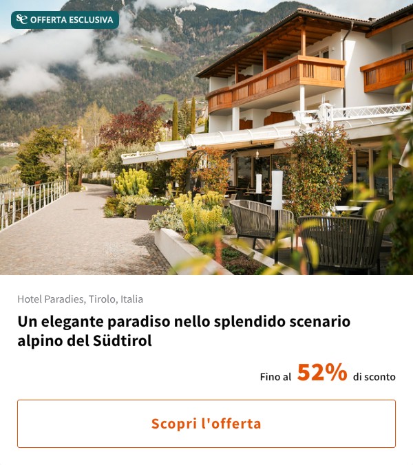 Un elegante paradiso nello splendido scenario alpino del Südtirol
