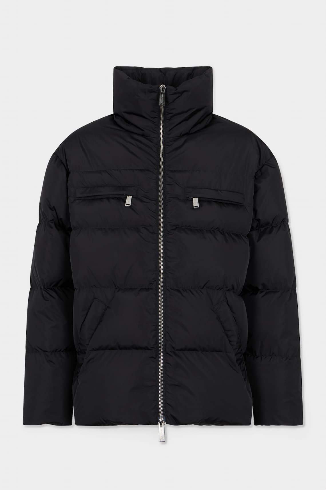 Colorblock Oversized Down Jacket