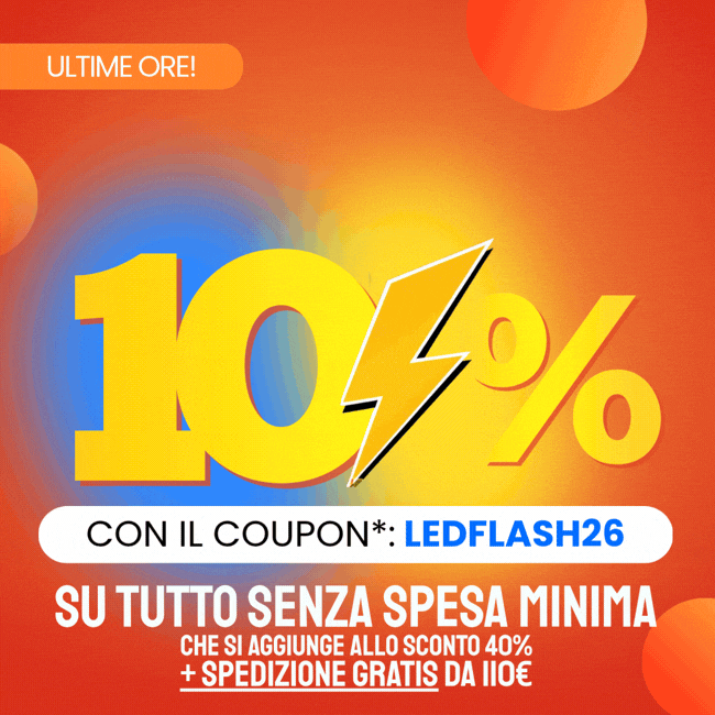 Sconto aggiuntivo 10% + Spedizione Gratis