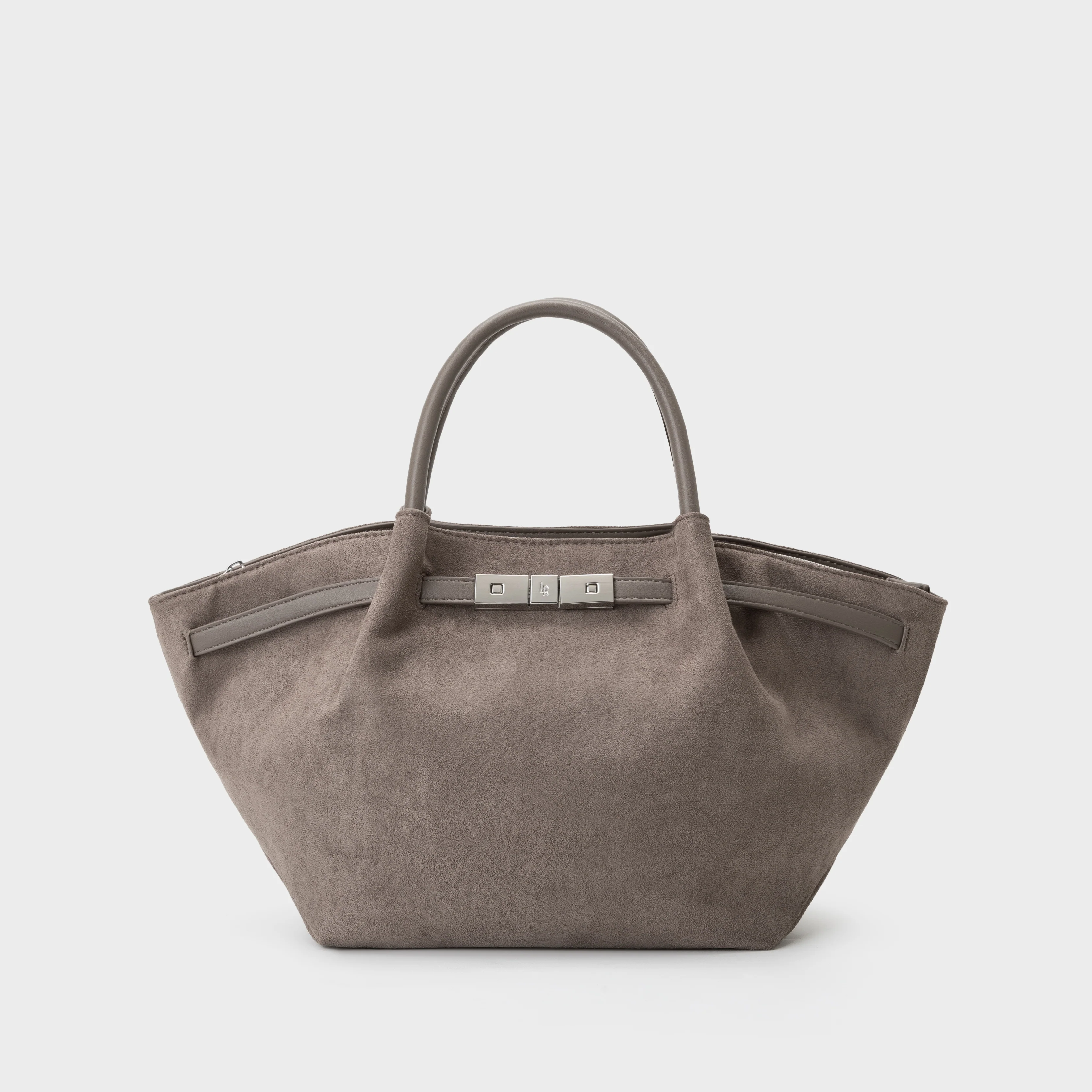 Image of Borsa a mano BRIELLE SMALL SIMILSUEDE - GREY