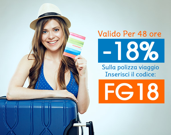 Sconto del 18% sulle polizze Viaggi Sicuri