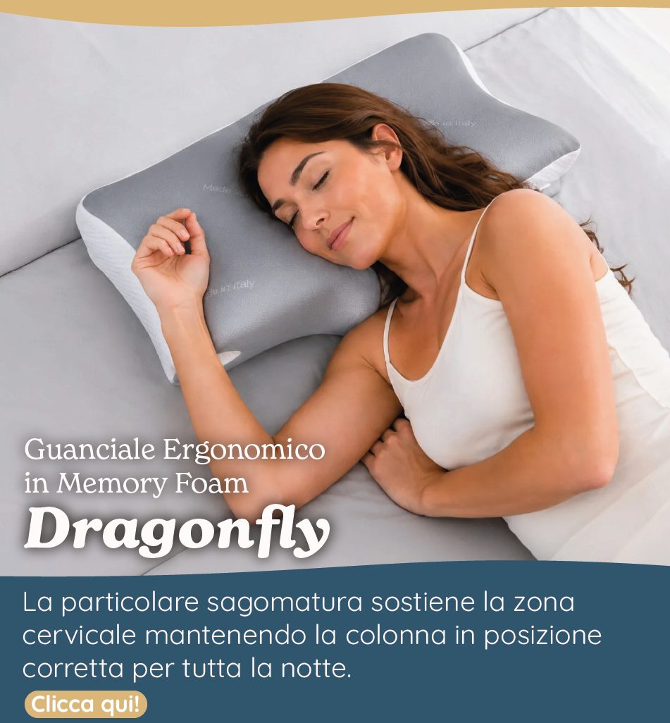 Guanciale Ergonomico in Memory Foam - Dragonfly