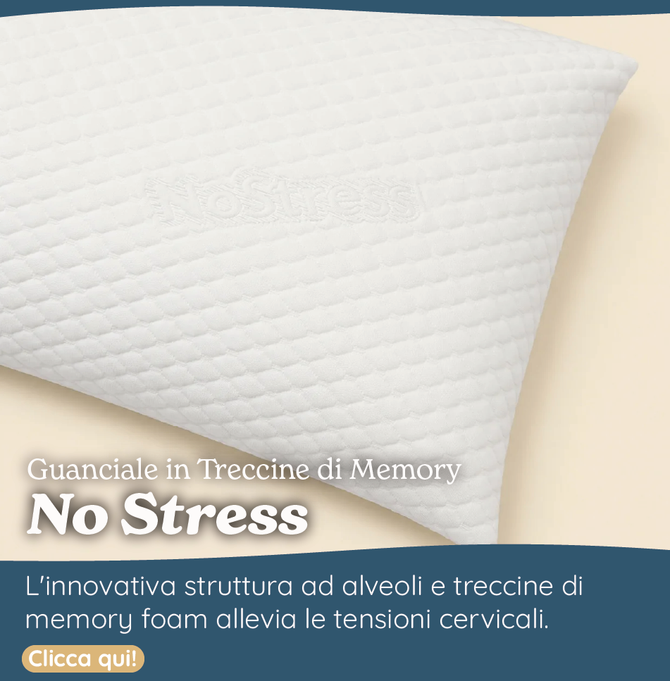 Guanciale in Treccine di Memory - No Stress