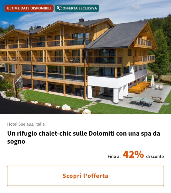 Un rifugio chalet-chic sulle Dolomiti con una spa da sogno