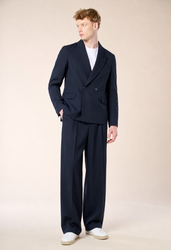 Abito Doppiopetto Oversize - Blu / 50